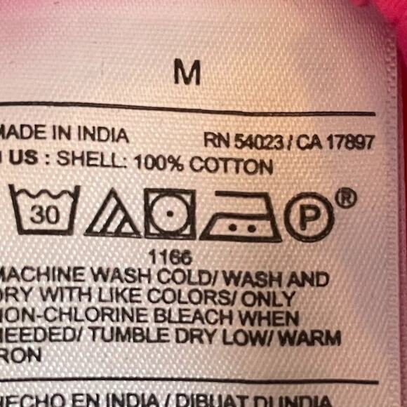 Old Navy Bright Pink Boyfriend Shirt Cotton Oversized Long Sleeve Button Down M - Picture 9 of 12